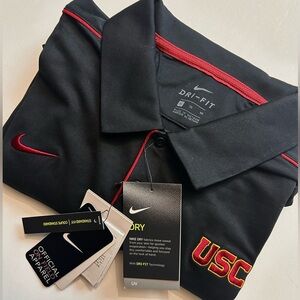 NEW Nike Dri-Fit x USC Trojans On-Field Apparel Performance Polo XL SPF 40+